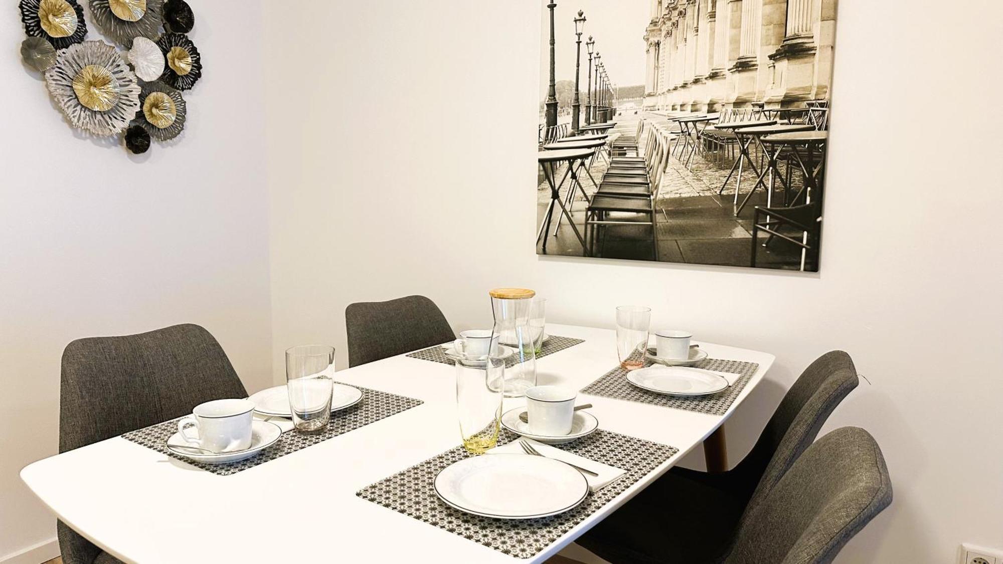 Bohnapartments - Nordkap-Suiten - Gratis Parkplatz - Moderner Neubau - Erdgeschoss - Fussbodenheizung Ερφούρτη Δωμάτιο φωτογραφία