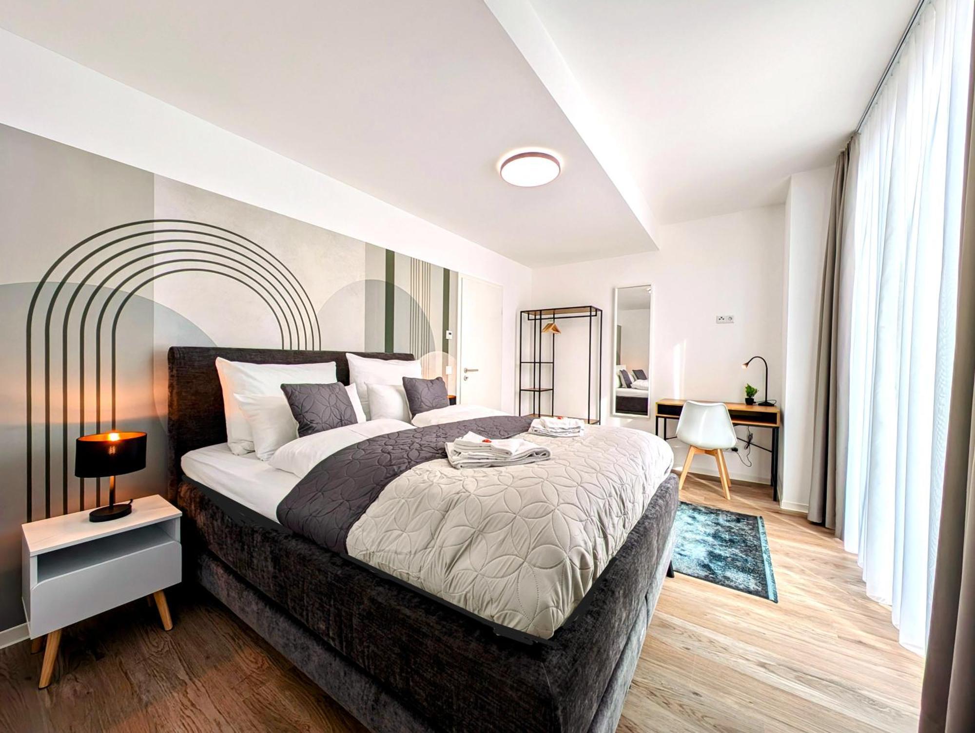 Bohnapartments - Nordkap-Suiten - Gratis Parkplatz - Moderner Neubau - Erdgeschoss - Fussbodenheizung Ερφούρτη Εξωτερικό φωτογραφία