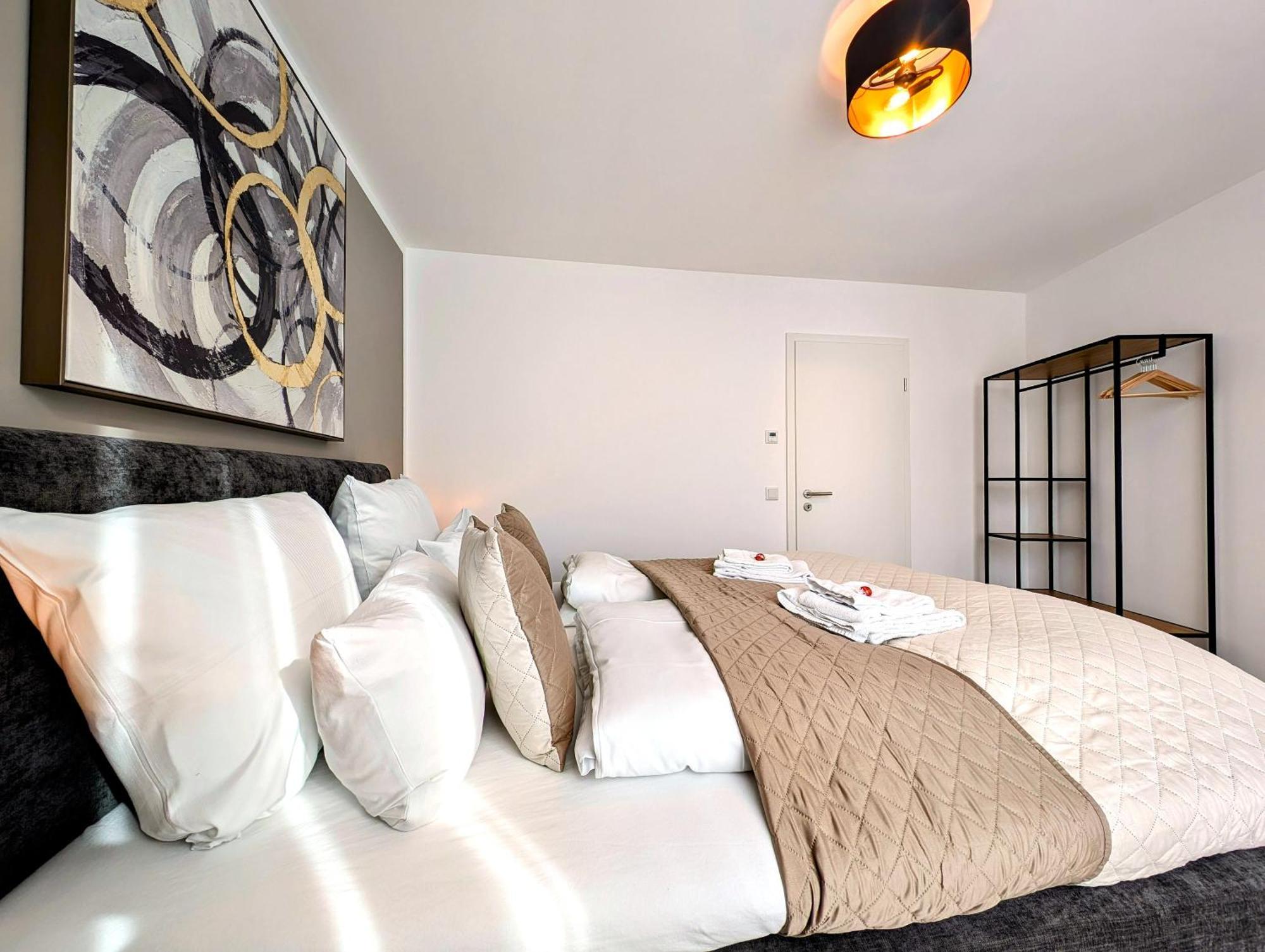 Bohnapartments - Nordkap-Suiten - Gratis Parkplatz - Moderner Neubau - Erdgeschoss - Fussbodenheizung Ερφούρτη Δωμάτιο φωτογραφία