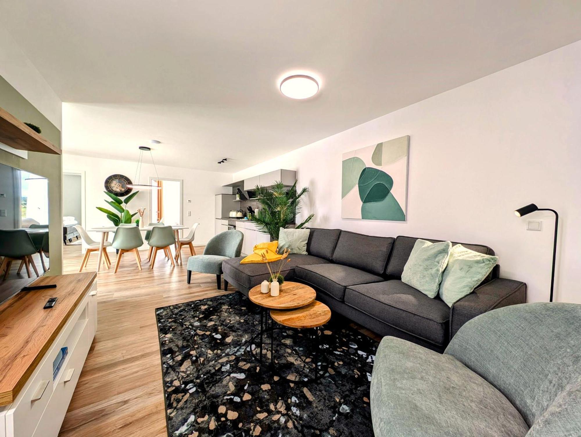 Bohnapartments - Nordkap-Suiten - Gratis Parkplatz - Moderner Neubau - Erdgeschoss - Fussbodenheizung Ερφούρτη Εξωτερικό φωτογραφία